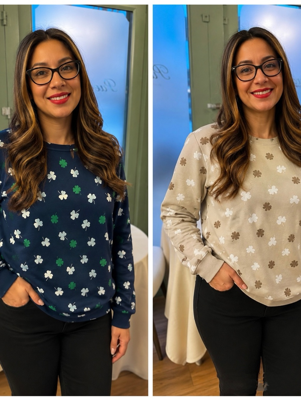 Women’s D & Co clover shirt bundle XS